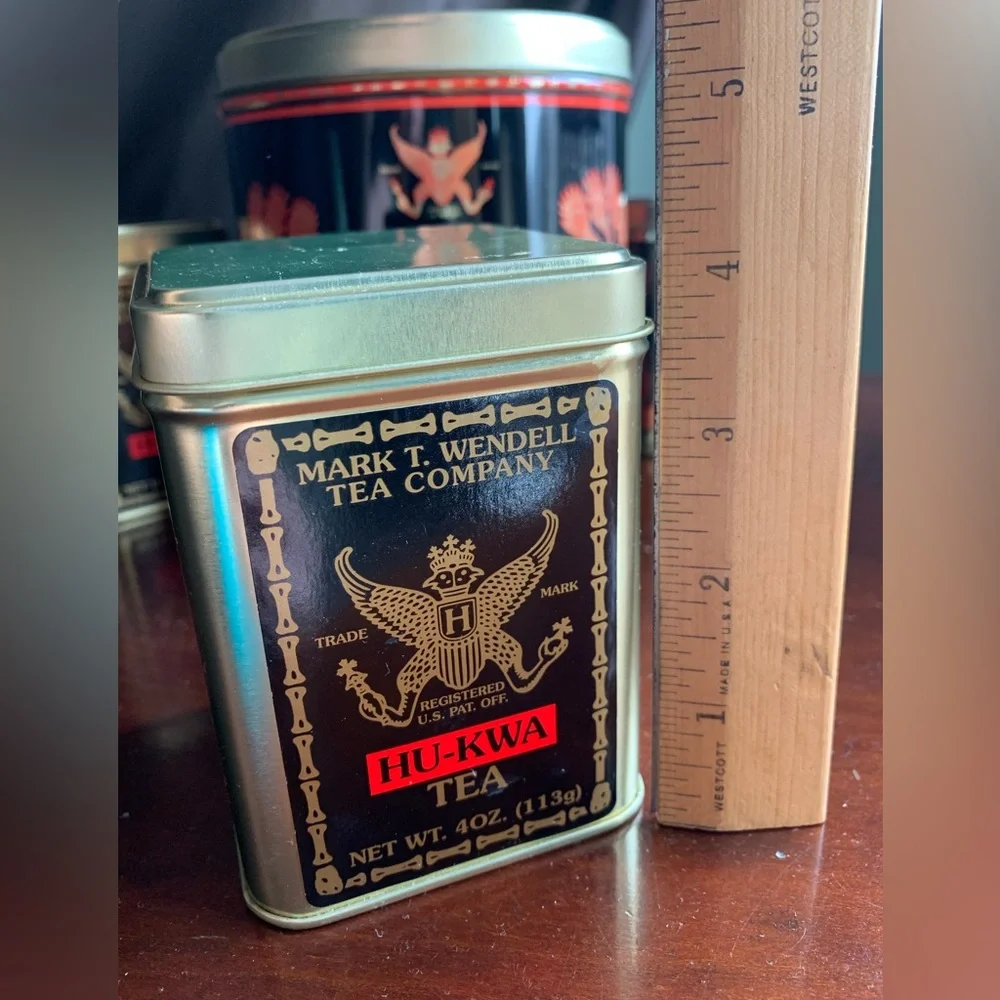 Lot of 5 Metal Tea Tins from Mark T. Wendell Tea Company - Picture 15 of 16